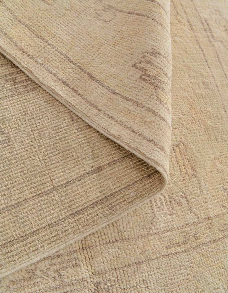 Detail image of  4' 3 x 6'  Hand Knotted Oushak Wool Rug