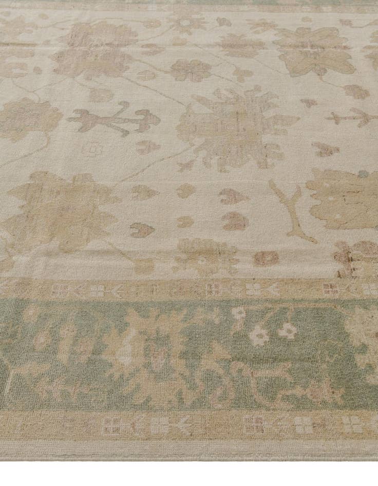 Detail image of 8' 4 x 9' 10 Hand Knotted Oushak Wool Rug