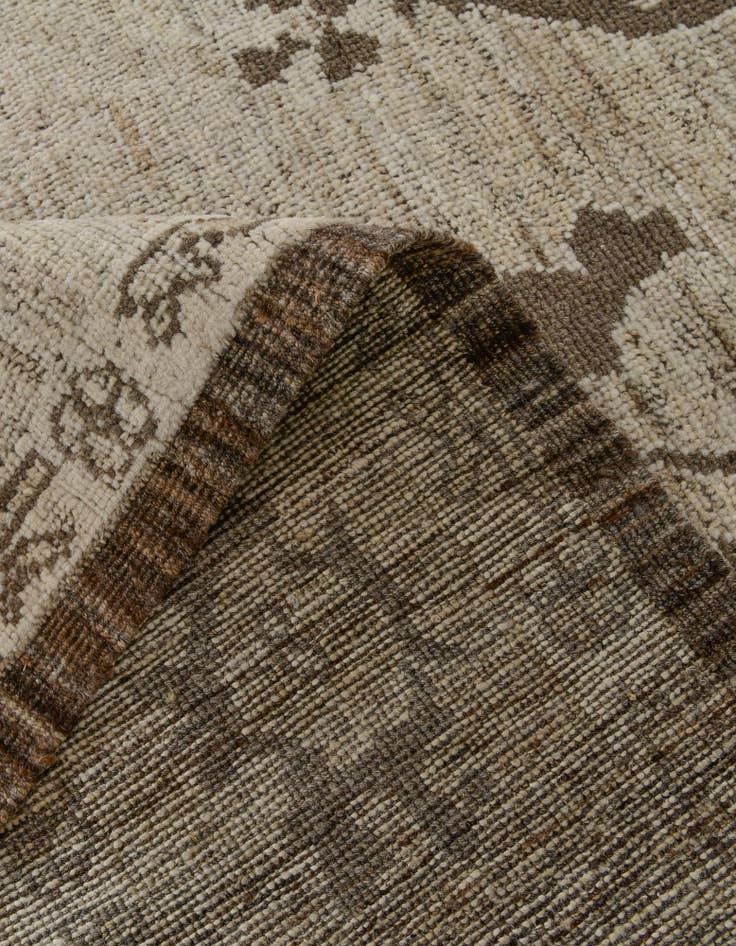 Detail image of 8' 3 x 10' 2 Hand Knotted Oushak Wool Rug