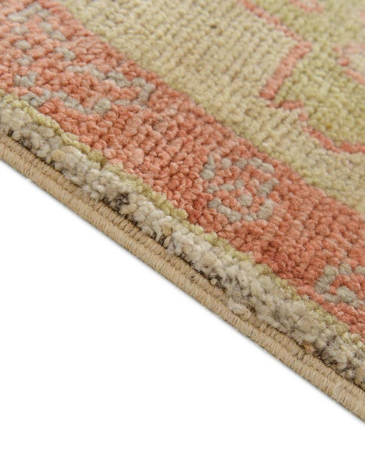 Detail image of  5' 1 x 6' 10  Hand Knotted Oushak Wool Rug