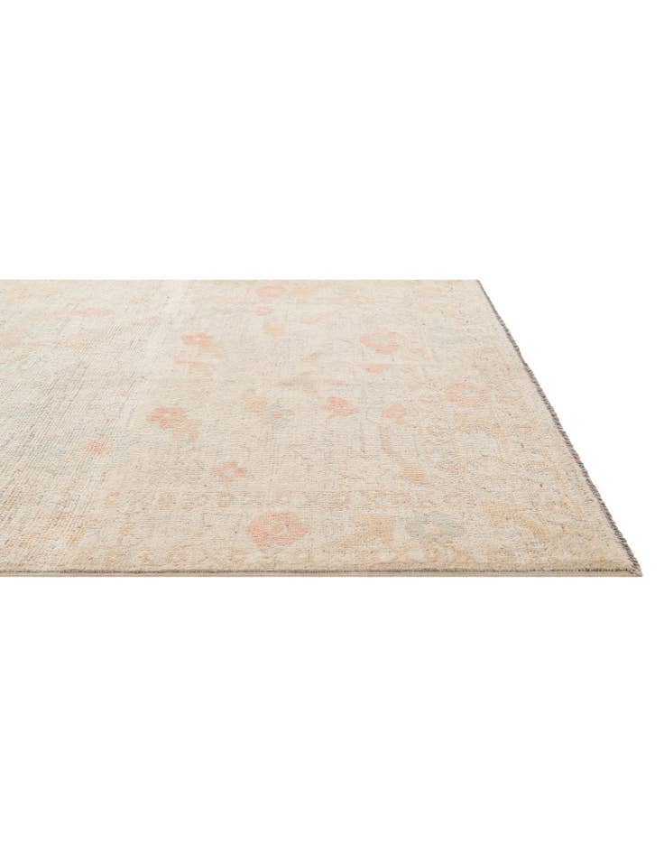 Detail image of  5' 2 x 6' 7  Hand Knotted Oushak Wool Rug