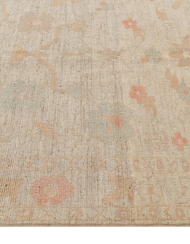 Detail image of  5' 2 x 6' 7  Hand Knotted Oushak Wool Rug