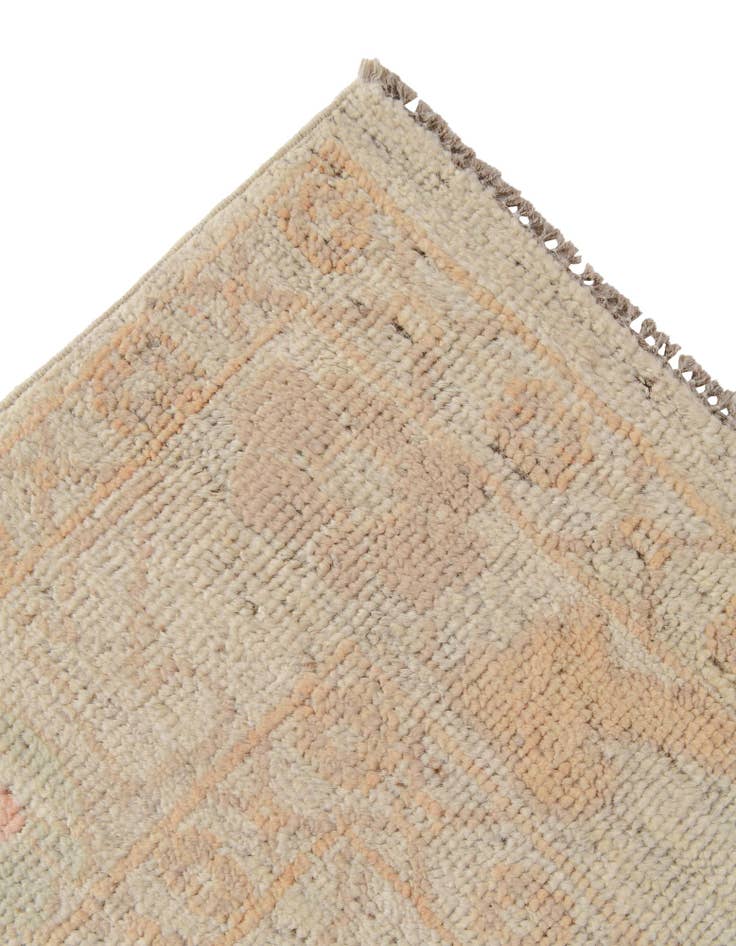 Detail image of  5' 2 x 6' 7  Hand Knotted Oushak Wool Rug