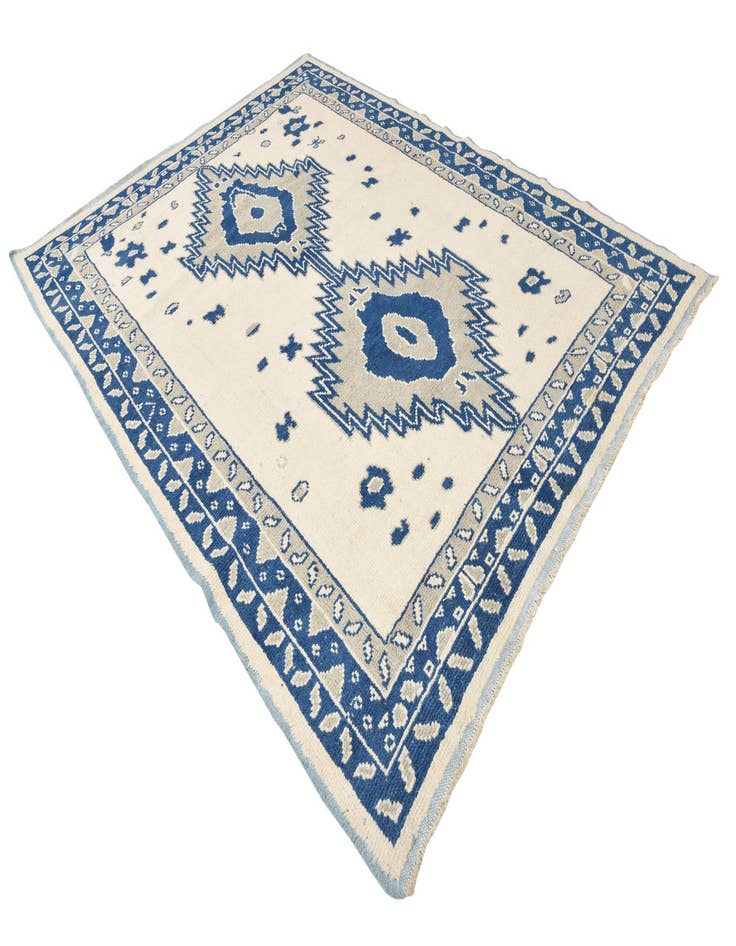 Detail image of  7' 10 x 10' 4  Hand Knotted Oushak Wool Rug