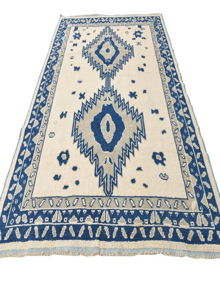 Detail image of  7' 10 x 10' 4  Hand Knotted Oushak Wool Rug