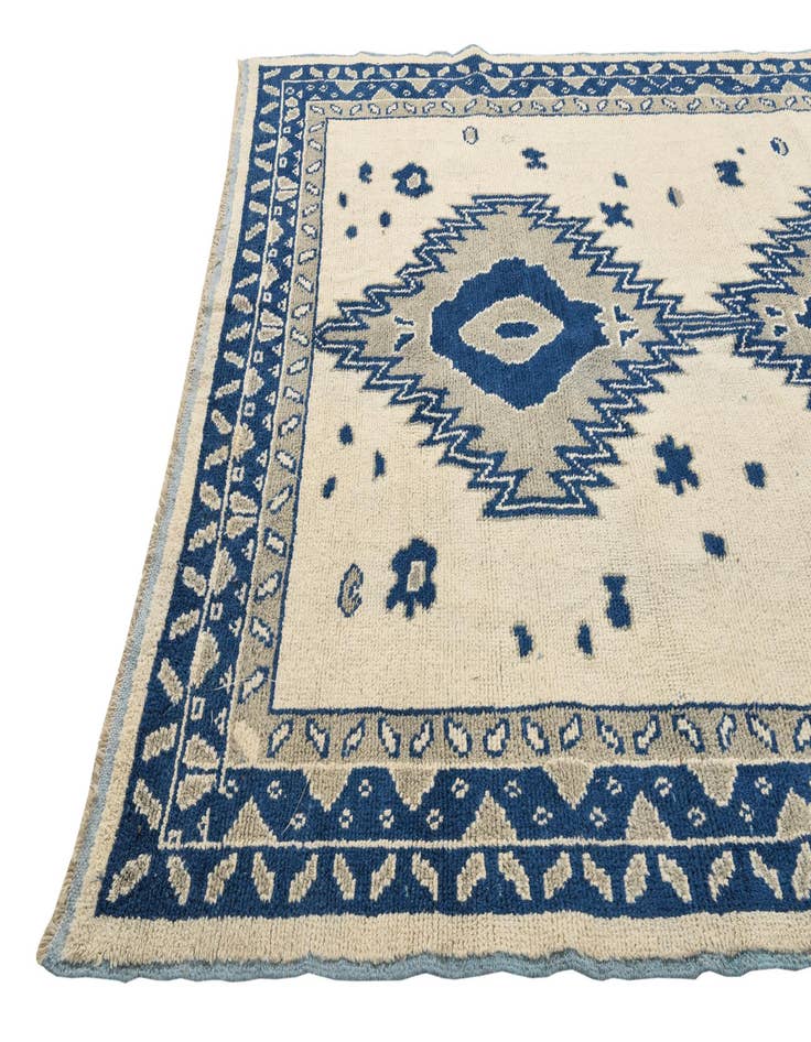 Detail image of  7' 10 x 10' 4  Hand Knotted Oushak Wool Rug