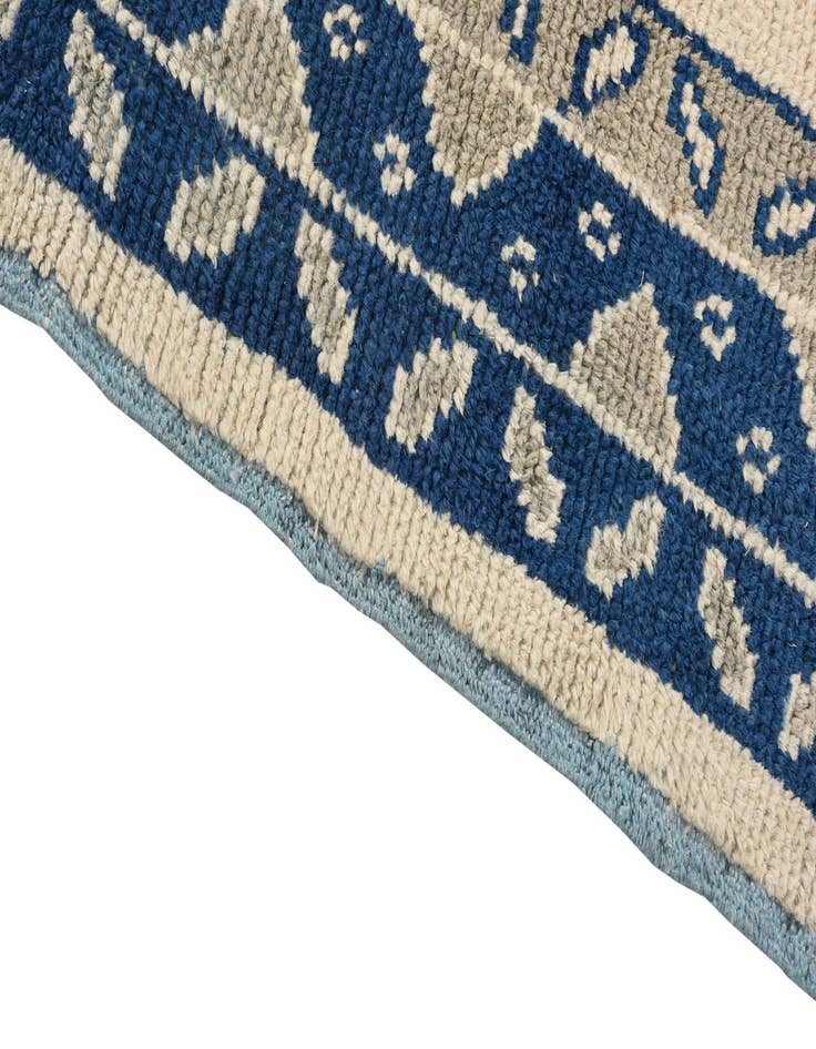 Detail image of  7' 10 x 10' 4  Hand Knotted Oushak Wool Rug