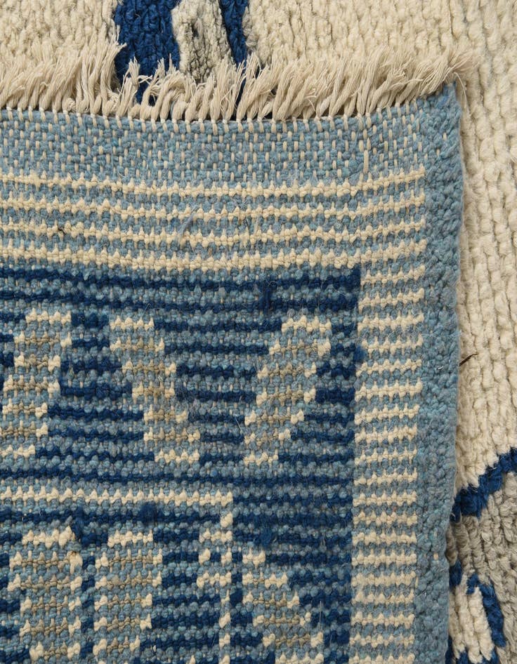 Detail image of  7' 10 x 10' 4  Hand Knotted Oushak Wool Rug