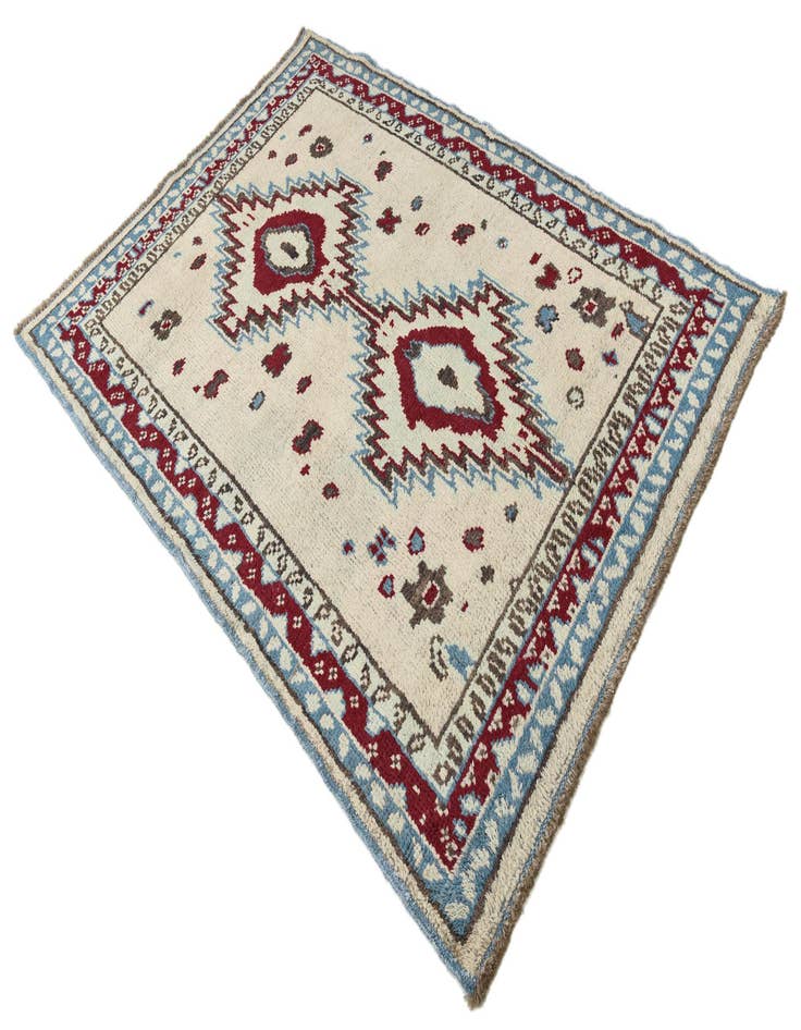 Detail image of  5' x 7' 2  Hand Knotted Oushak Wool Rug