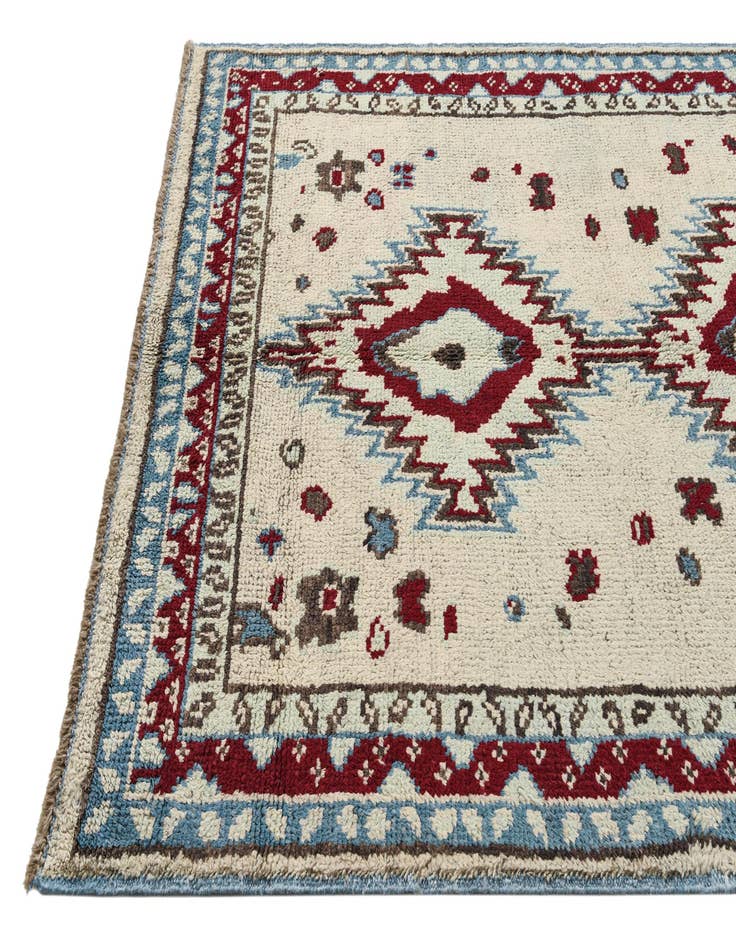 Detail image of  5' x 7' 2  Hand Knotted Oushak Wool Rug