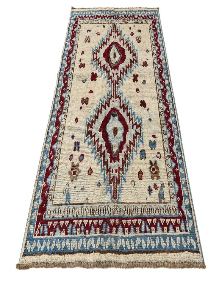 Detail image of  5' 1 x 7' 8  Hand Knotted Oushak Wool Rug