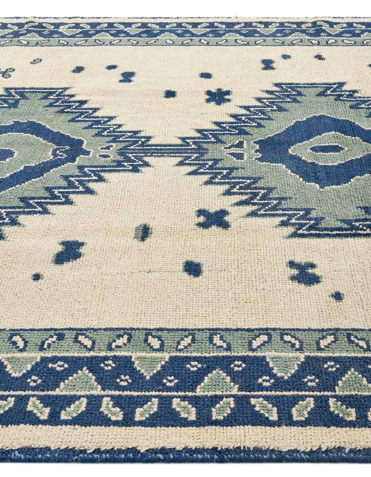 Detail image of  8' x 10'  Hand Knotted Oushak Wool Rug