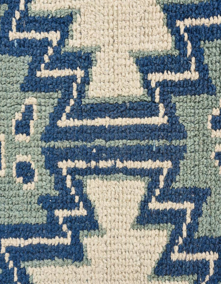 Detail image of  8' x 10'  Hand Knotted Oushak Wool Rug