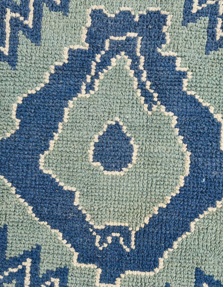 Detail image of  8' x 10'  Hand Knotted Oushak Wool Rug