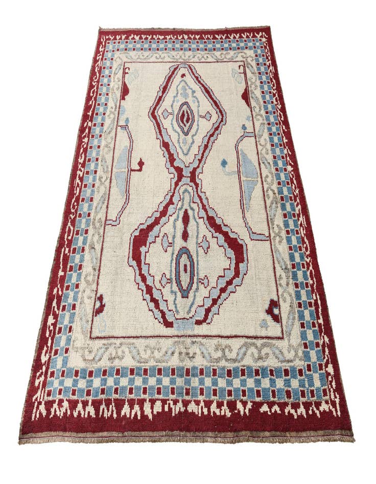 Detail image of  8' 2 x 10' 7  Hand Knotted Oushak Wool Rug