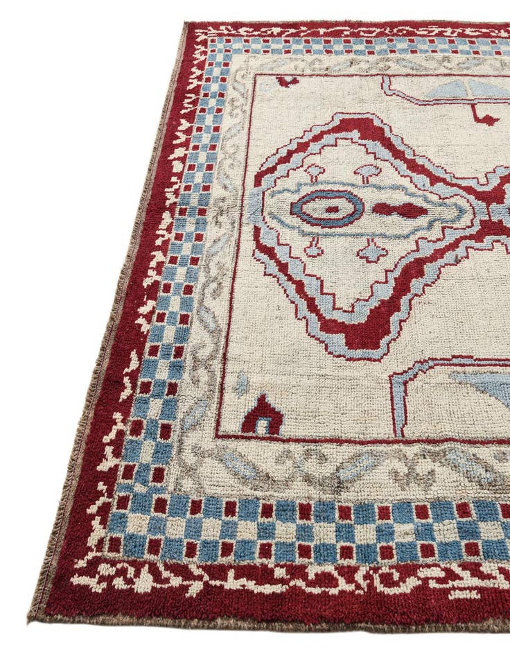 Detail image of  8' 2 x 10' 7  Hand Knotted Oushak Wool Rug