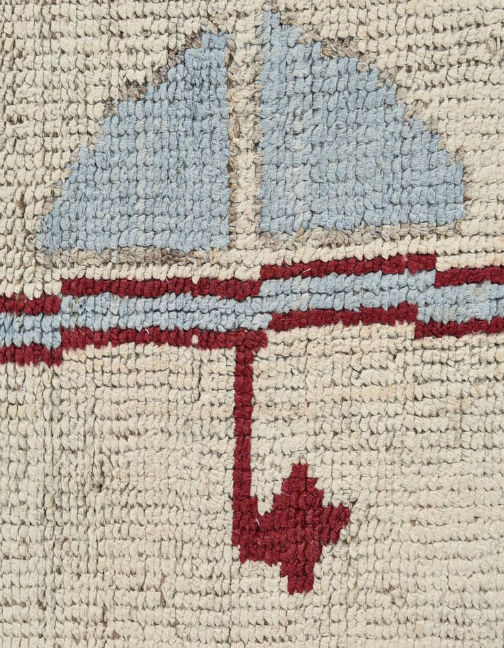 Detail image of  8' 2 x 10' 7  Hand Knotted Oushak Wool Rug