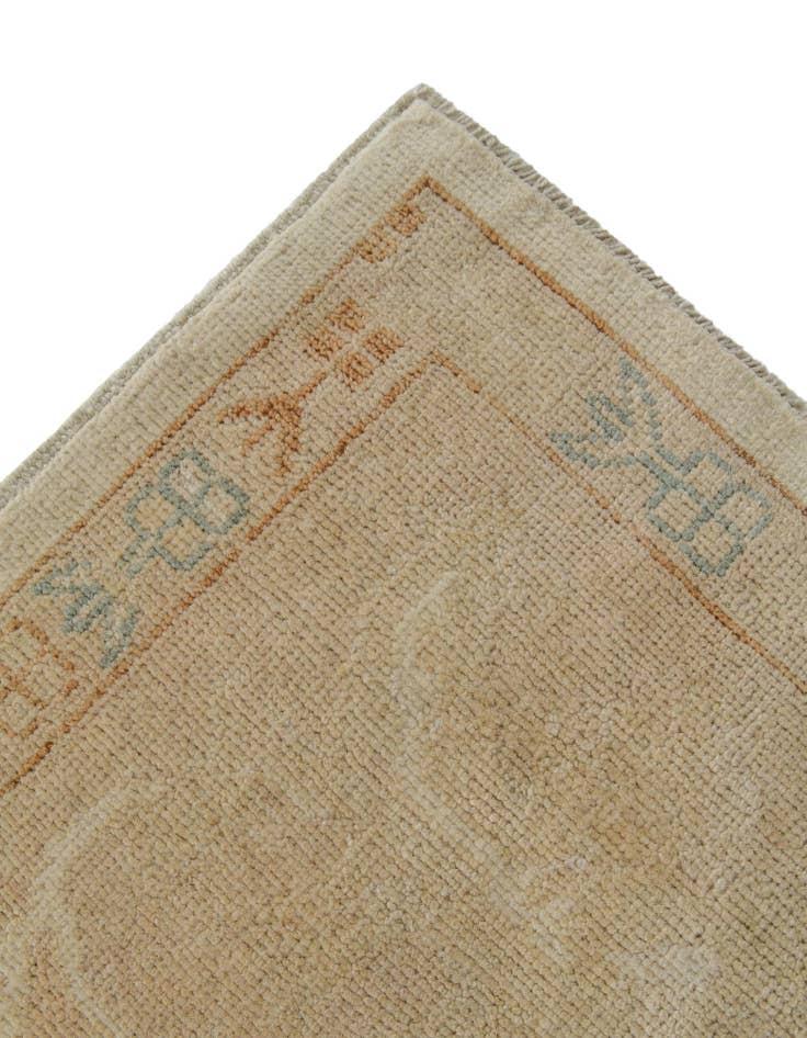 Detail image of 9' x 11' Hand Knotted Oushak Wool Rug