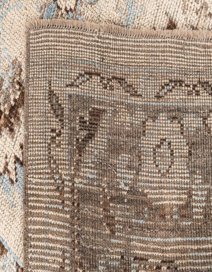 Detail image of  6' 5 x 8' 10  Hand Knotted Oushak Wool Rug