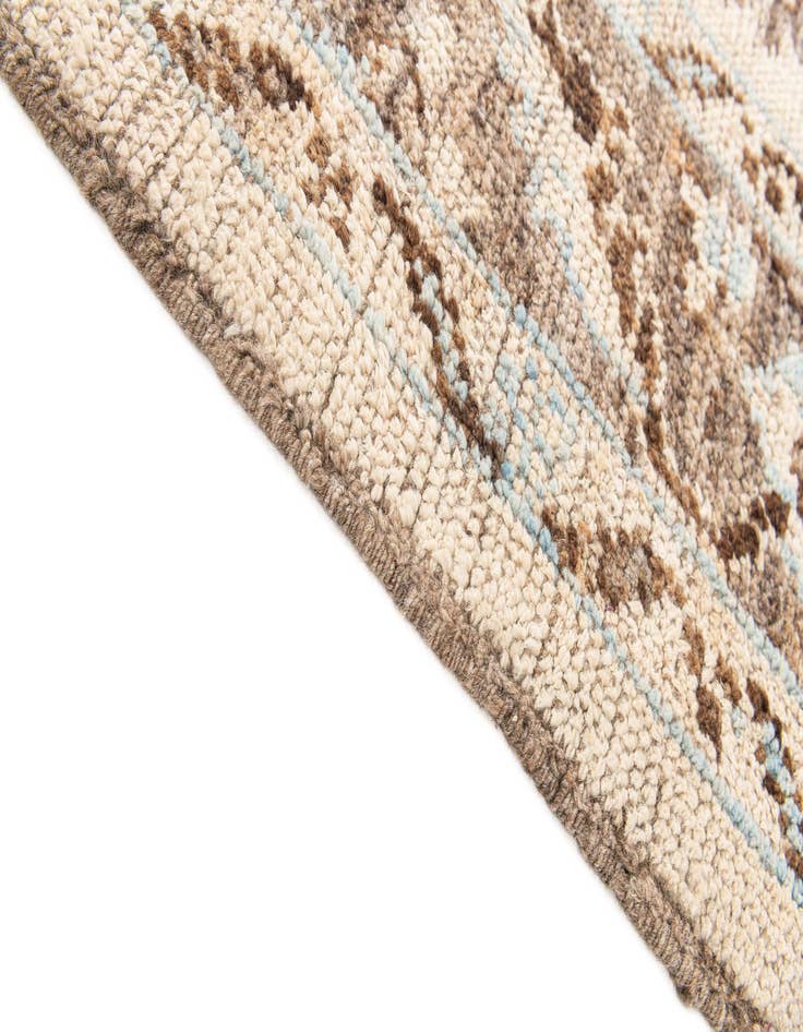 Detail image of  6' 5 x 8' 10  Hand Knotted Oushak Wool Rug