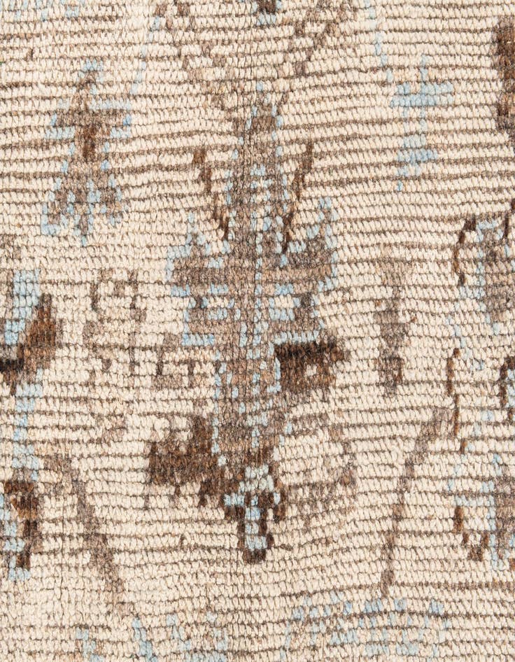Detail image of  6' 5 x 8' 10  Hand Knotted Oushak Wool Rug