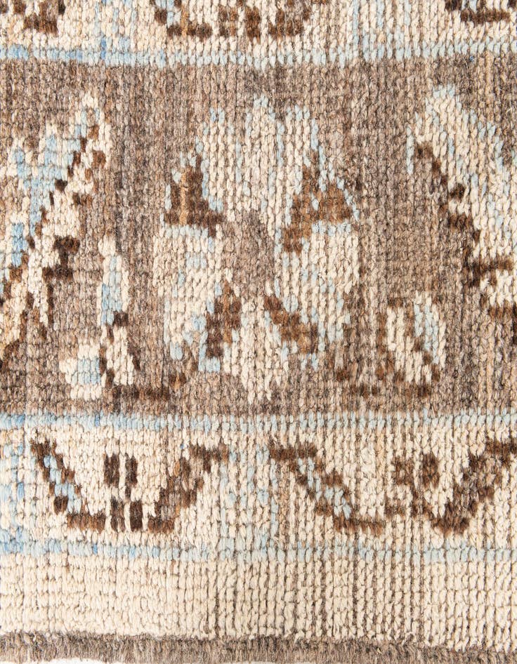 Detail image of  6' 5 x 8' 10  Hand Knotted Oushak Wool Rug