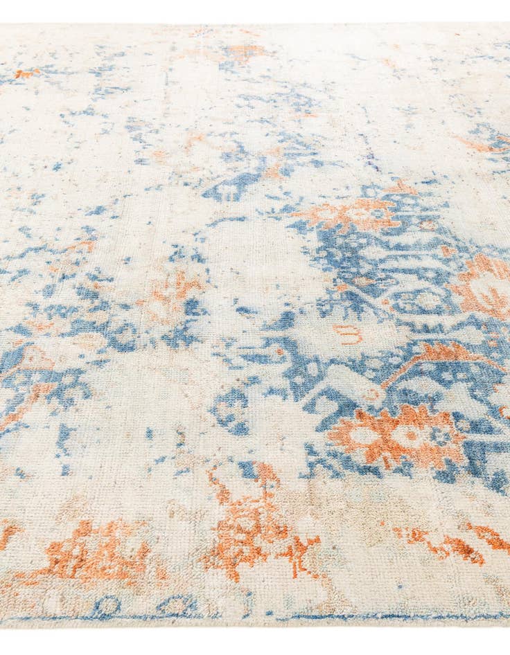 Detail image of  9' 1 x 11' 7  Hand Knotted Oushak Wool Rug