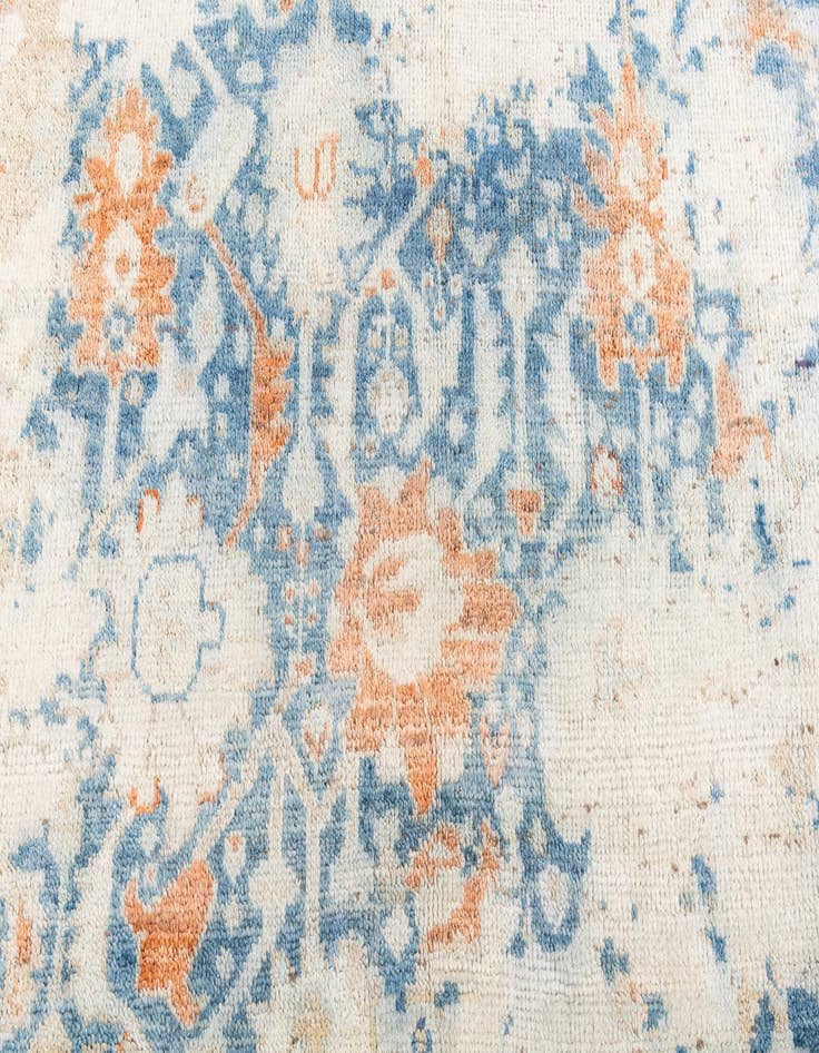 Detail image of  9' 1 x 11' 7  Hand Knotted Oushak Wool Rug