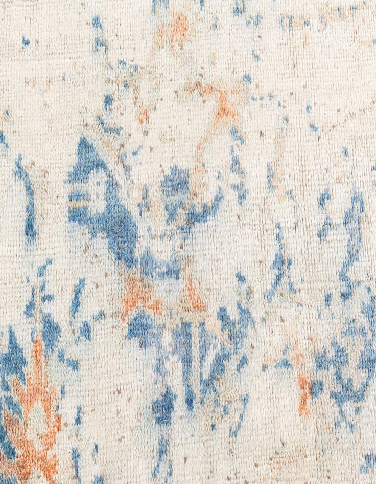 Detail image of  9' 1 x 11' 7  Hand Knotted Oushak Wool Rug
