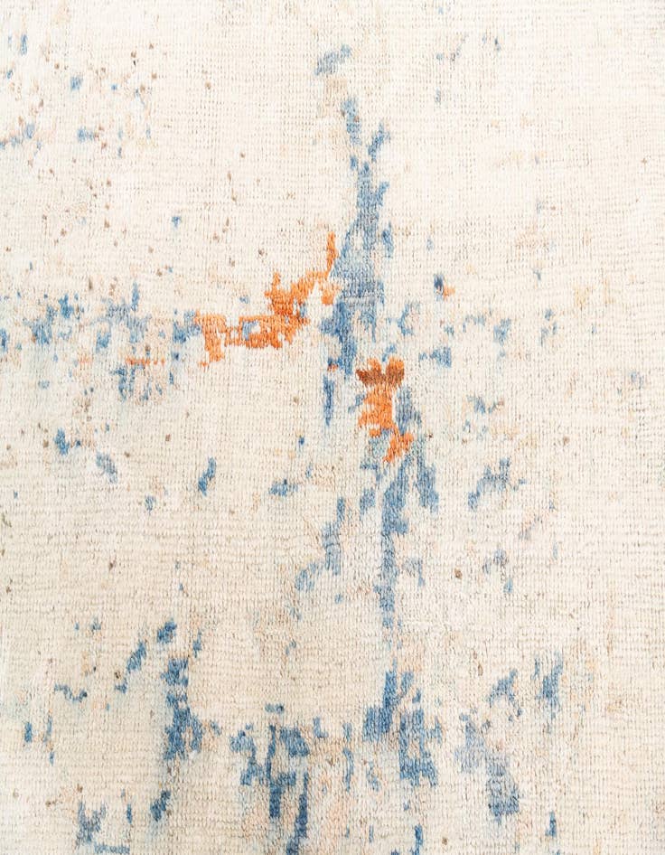 Detail image of  9' 1 x 11' 7  Hand Knotted Oushak Wool Rug