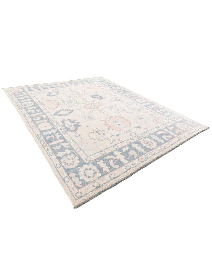 Detail image of  8' 1 x 9' 10  Hand Knotted Oushak Wool Rug