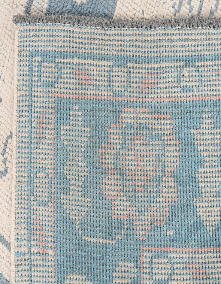 Detail image of  8' 1 x 9' 10  Hand Knotted Oushak Wool Rug