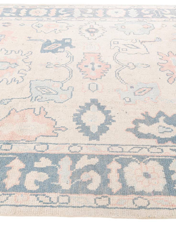 Detail image of  8' 1 x 9' 10  Hand Knotted Oushak Wool Rug