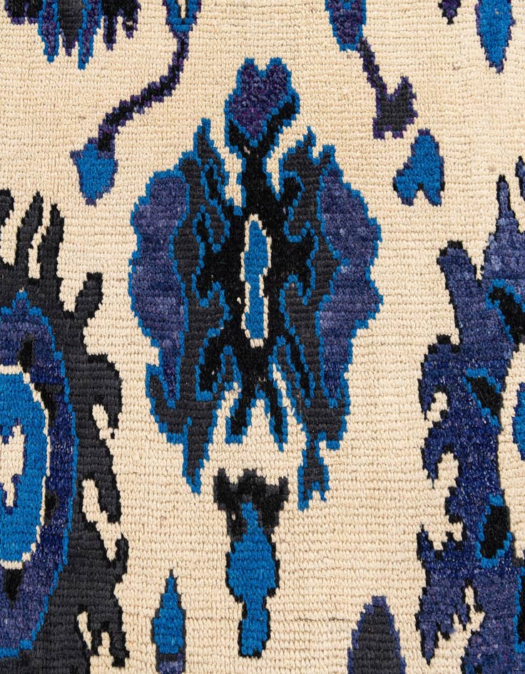 Detail image of  9' 3 x 12' 9  Hand Knotted Oushak Wool Rug