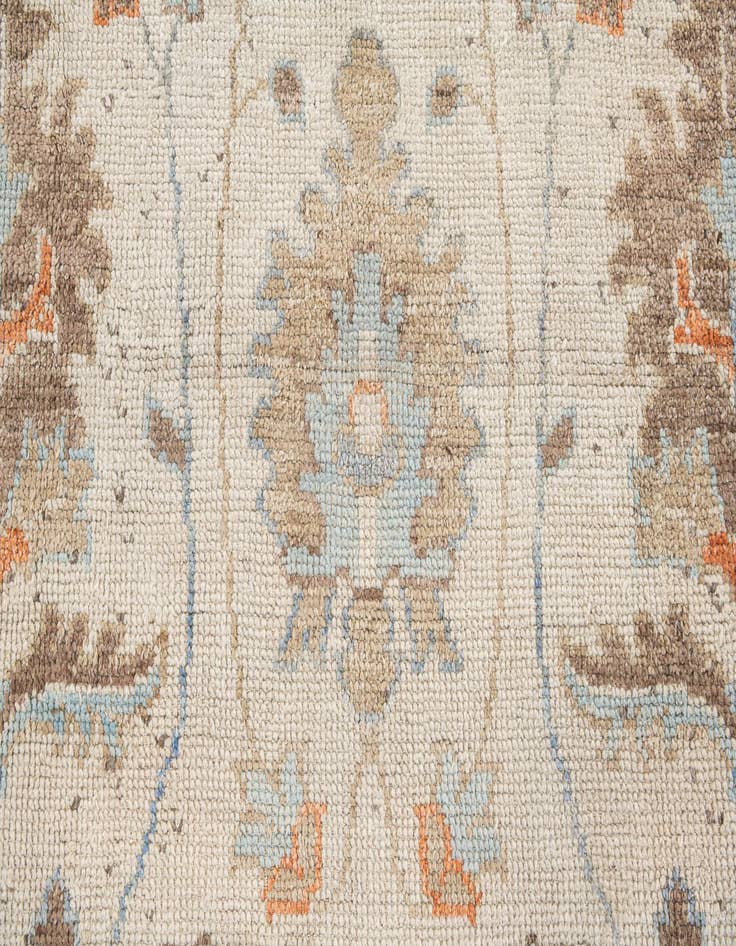 Detail image of  9' 2 x 12' 2  Hand Knotted Oushak Wool Rug