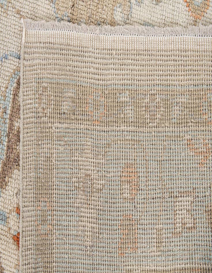 Detail image of  9' 2 x 12' 2  Hand Knotted Oushak Wool Rug