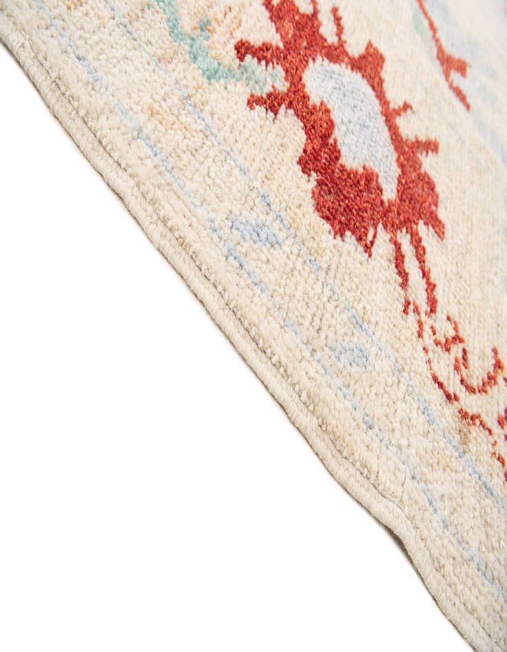 Detail image of  8' x 9' 8  Hand Knotted Oushak Wool Rug