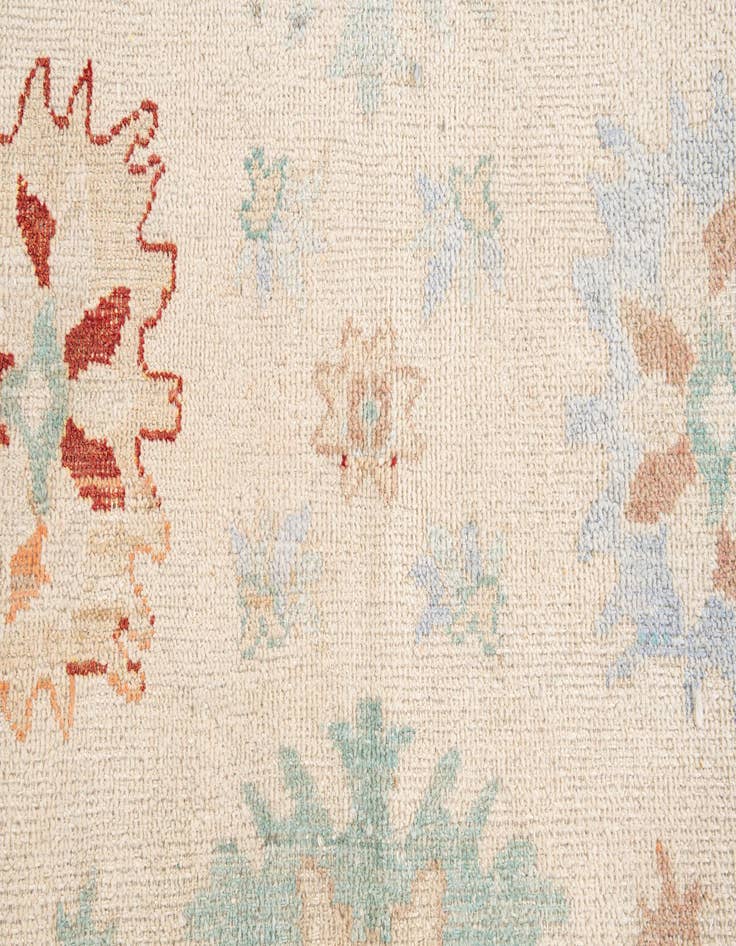 Detail image of  8' x 9' 8  Hand Knotted Oushak Wool Rug