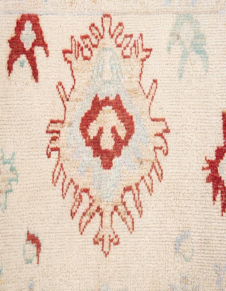 Detail image of  8' x 9' 8  Hand Knotted Oushak Wool Rug