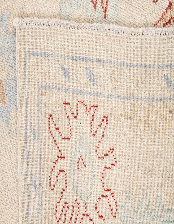 Detail image of  8' x 9' 8  Hand Knotted Oushak Wool Rug