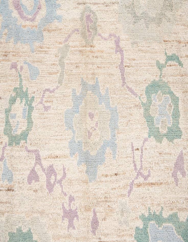 Detail image of  9' 2 x 11' 10  Hand Knotted Oushak Wool Rug