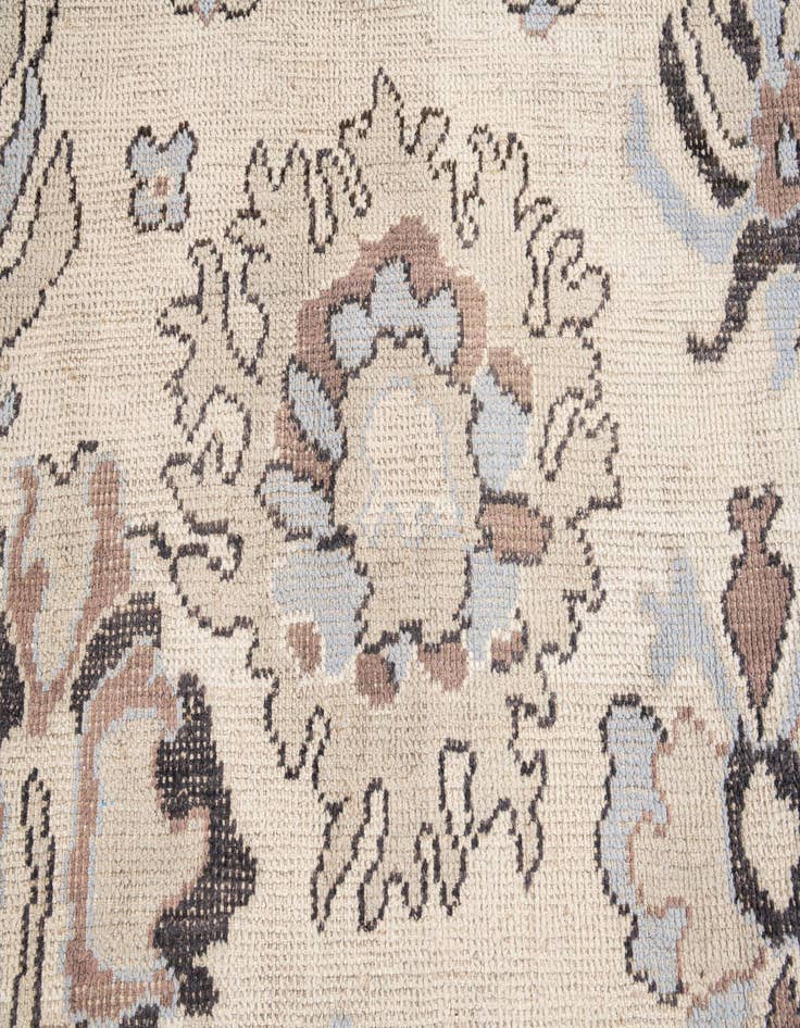 Detail image of  9' 7 x 11' 10  Hand Knotted Oushak Wool Rug