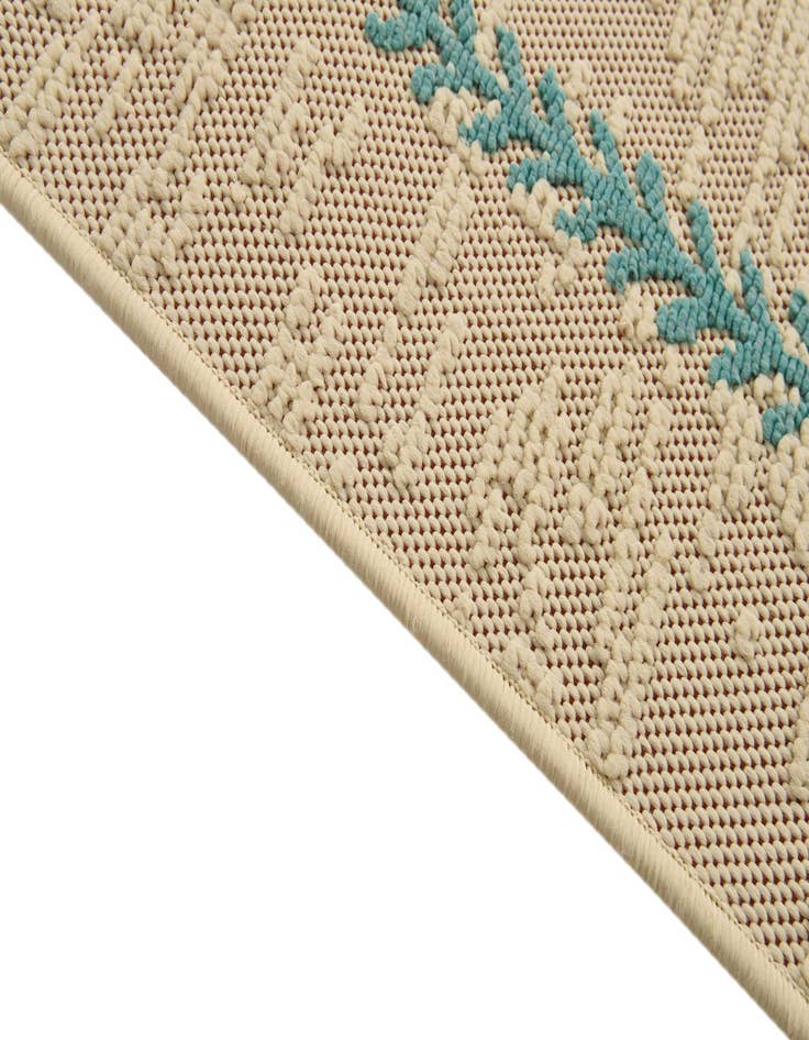 Detail image of  5' x 7' 7  Washable Bohemian Indoor / Outdoor Rug