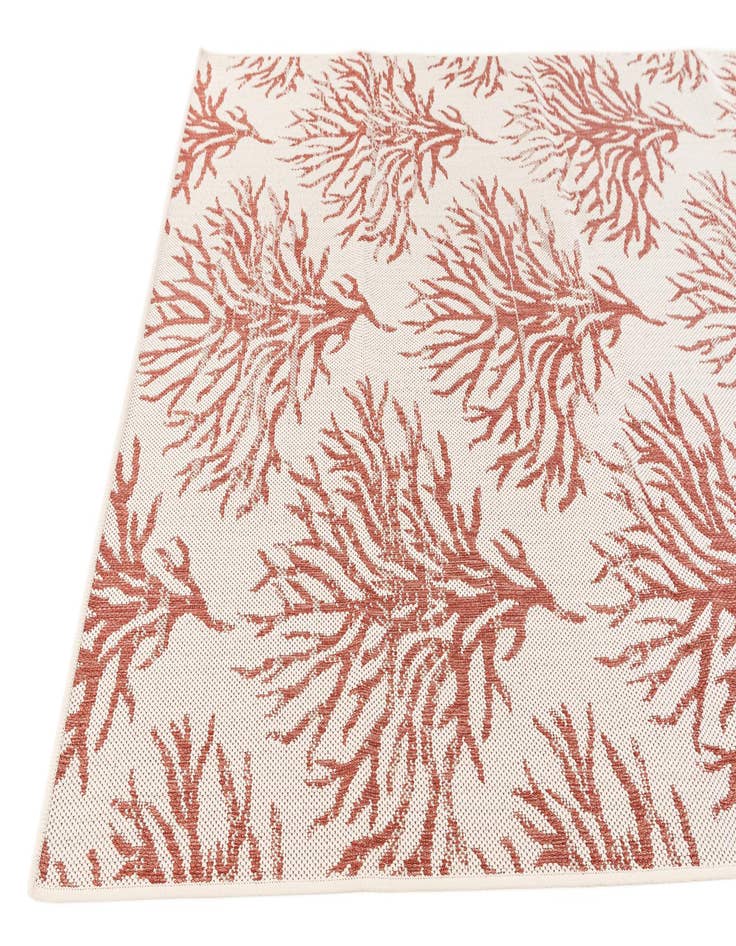 Detail image of  5' 3 x 7' 7  Washable Botanical Indoor / Outdoor Rug