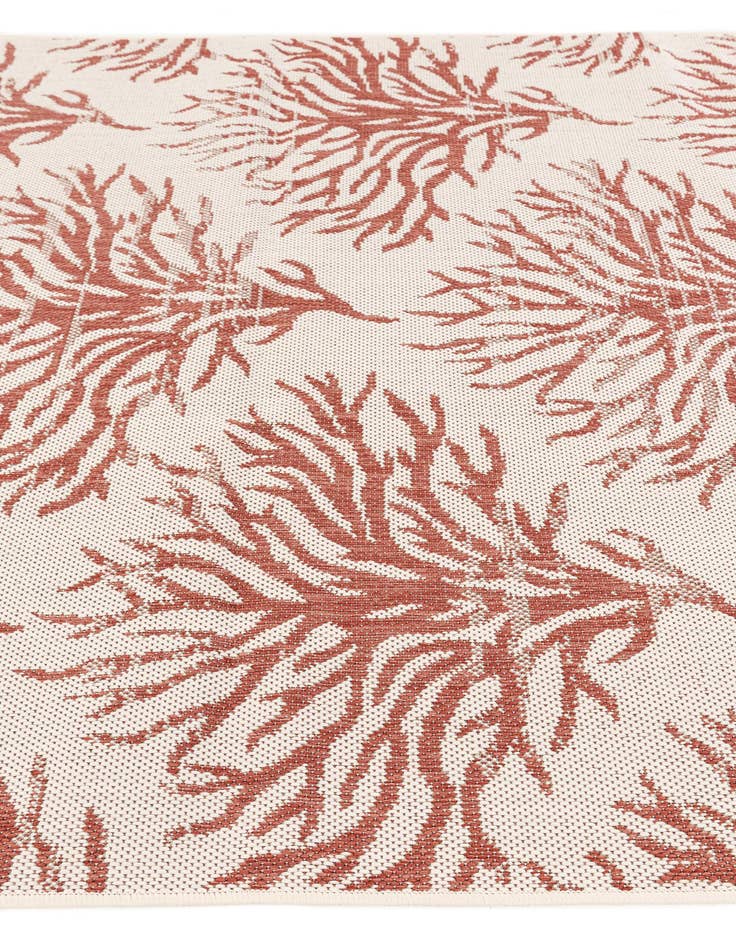 Detail image of  5' 3 x 7' 7  Washable Botanical Indoor / Outdoor Rug