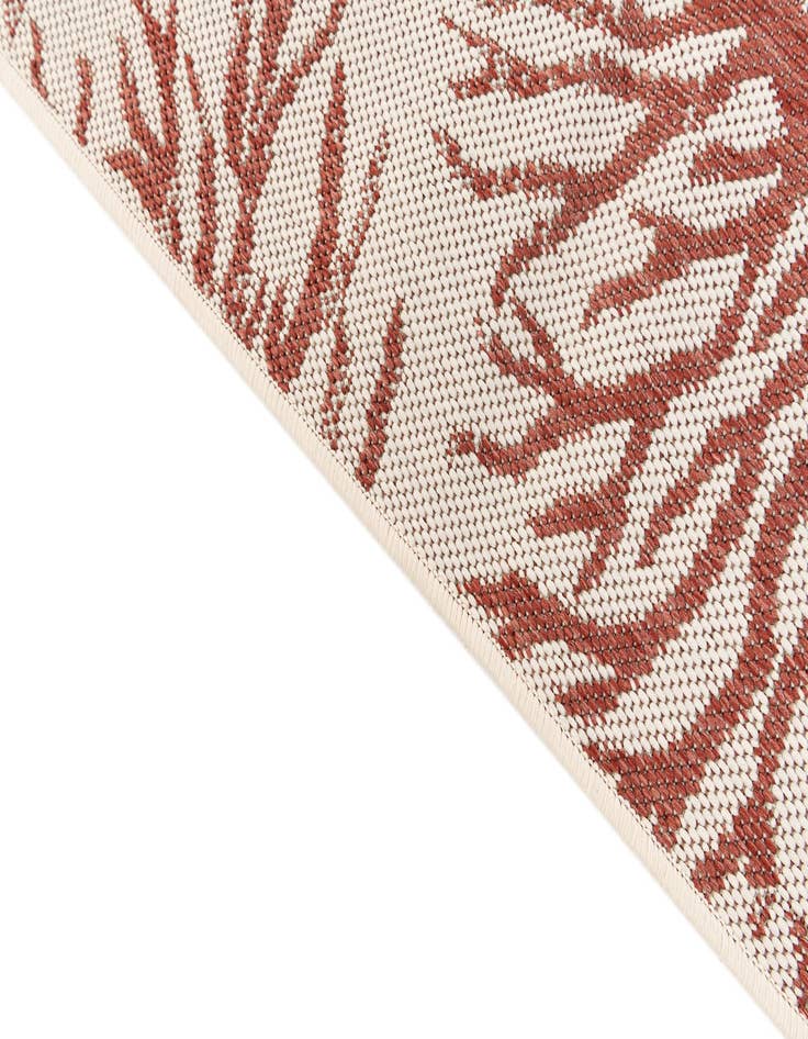 Detail image of  5' 3 x 7' 7  Washable Botanical Indoor / Outdoor Rug
