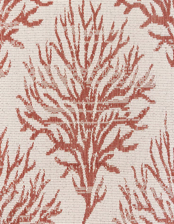 Detail image of  5' 3 x 7' 7  Washable Botanical Indoor / Outdoor Rug