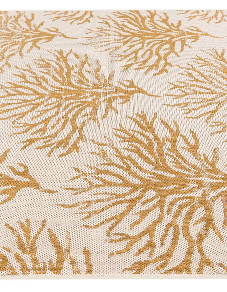 Detail image of  5' 3 x 7' 8  Washable Botanical Indoor / Outdoor Rug
