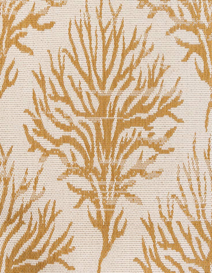 Detail image of  5' 3 x 7' 8  Washable Botanical Indoor / Outdoor Rug