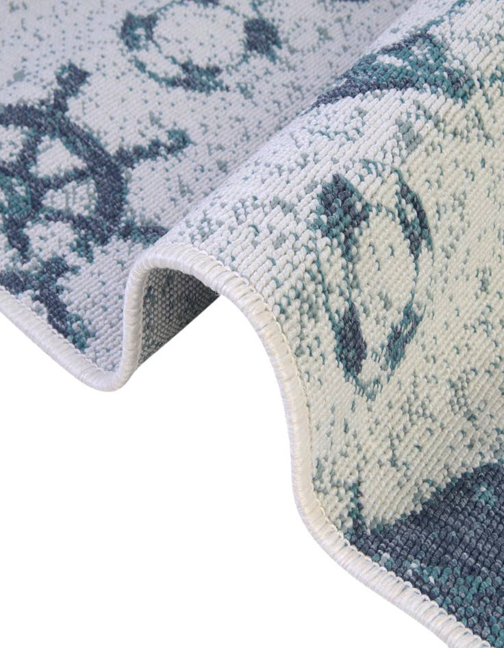 Detail image of  9' x 12'  Washable Coastal Indoor / Outdoor Rug